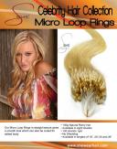 Our Micro Loop Rings in straight texture gives a smooth look which can also be curled for added body.